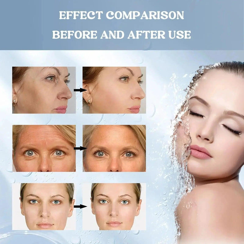 Máscara facial antirrugas de colágeno