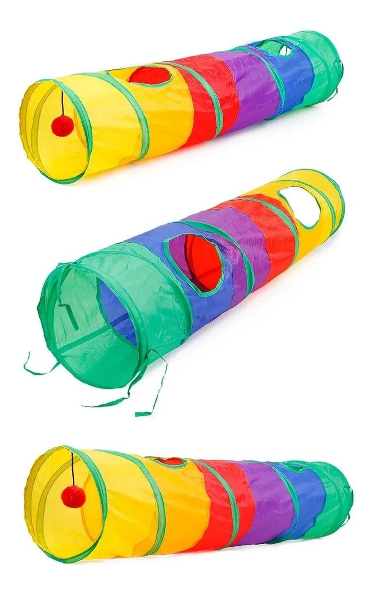 túnel para gatos
